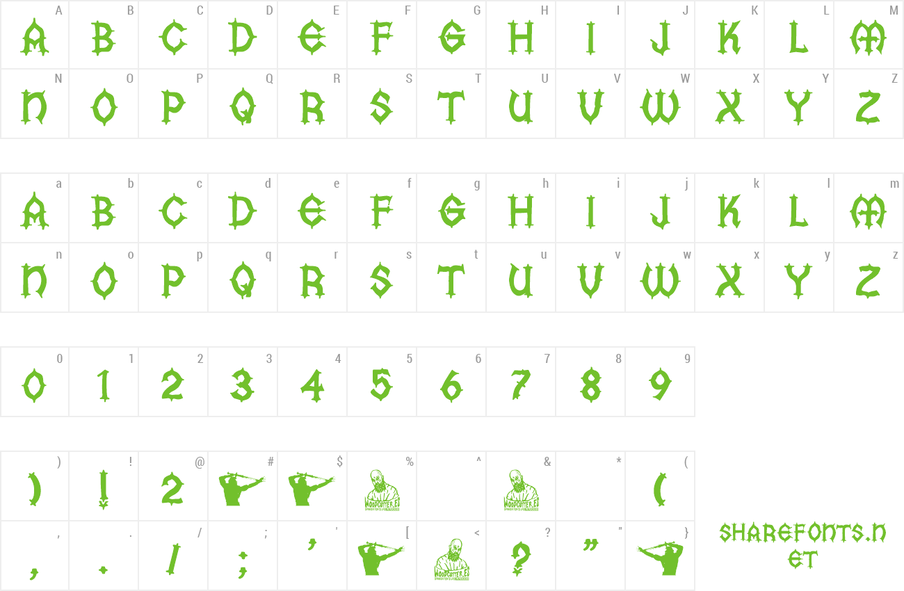 Font Evil Kingdom preview